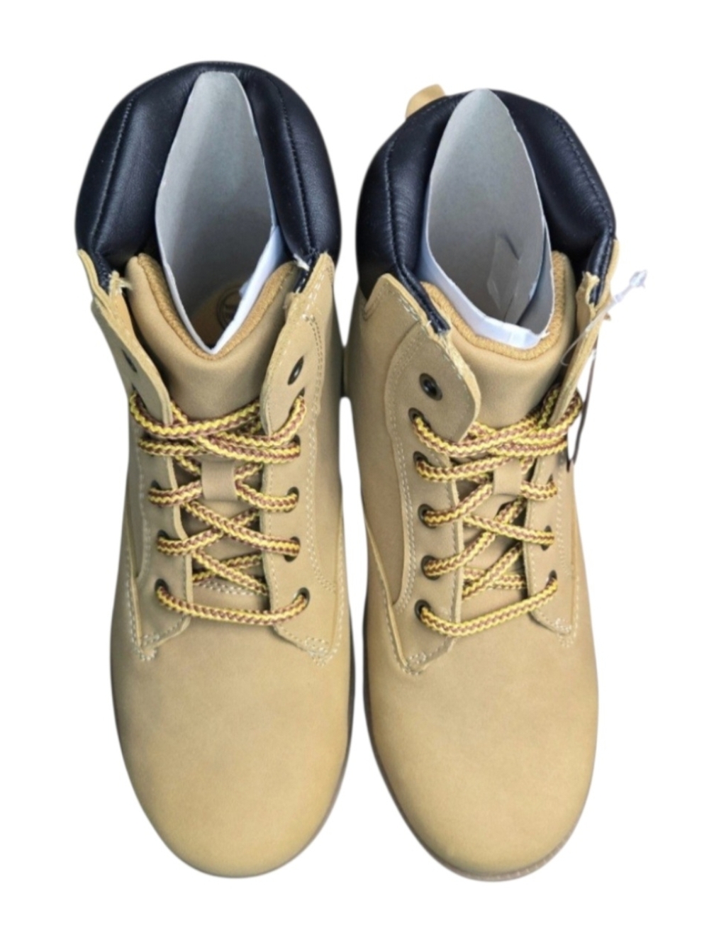 Wonder Nation Tucker Boots in Wheat Color, Size 5 Or 6 Boys. NWT! - Picture 4 of 6